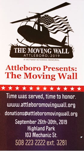 162 – The Moving Wall Attleboro, MA