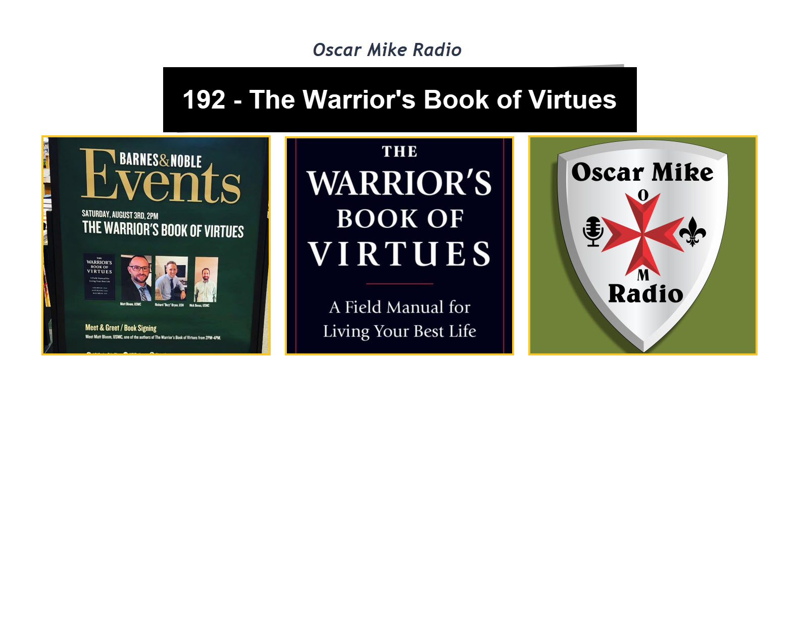 192 – The Warrior’s Book of Virtues