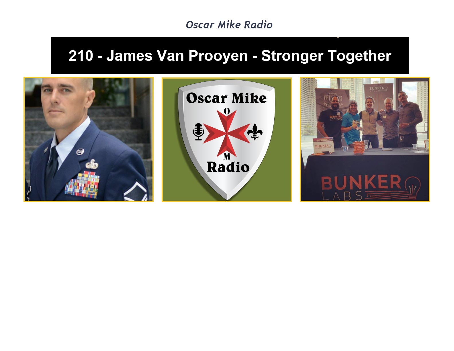 210 – James Van Prooyen – Stronger Together
