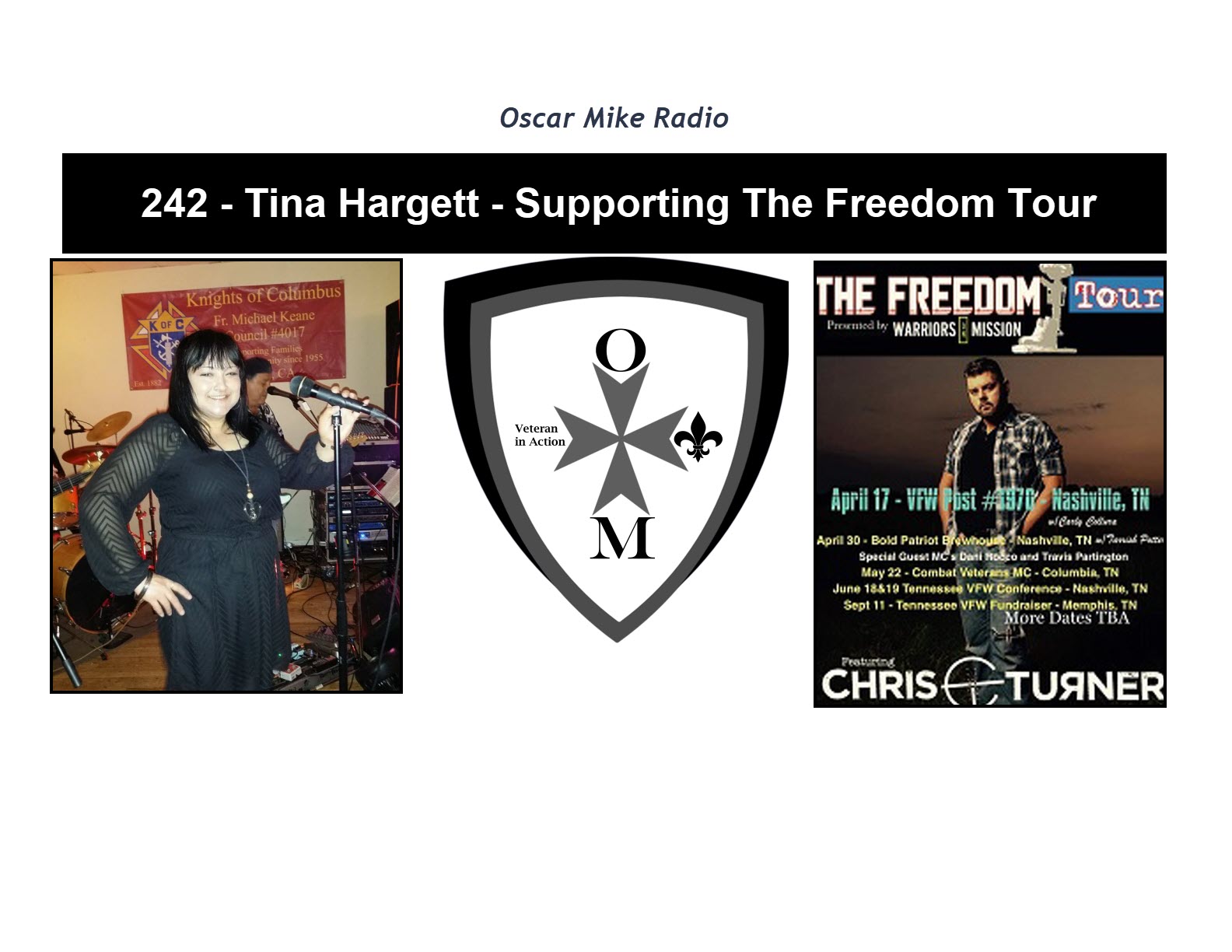 242 – Tina Hargett – Supporting The Freedom Tour