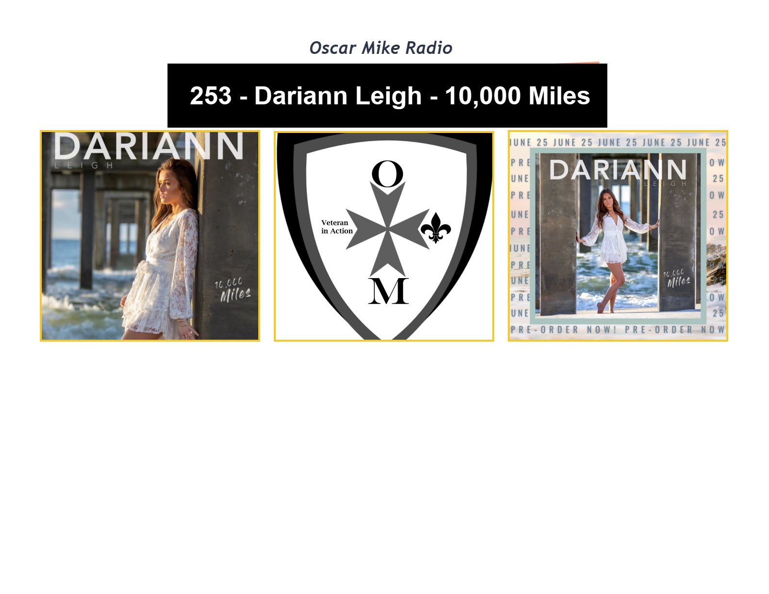 253 – Dariann Leigh – 10,000 Miles