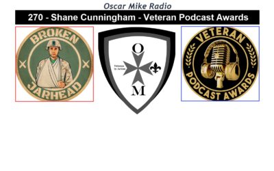 270 – Shane Cunningham – Veteran Podcast Awards