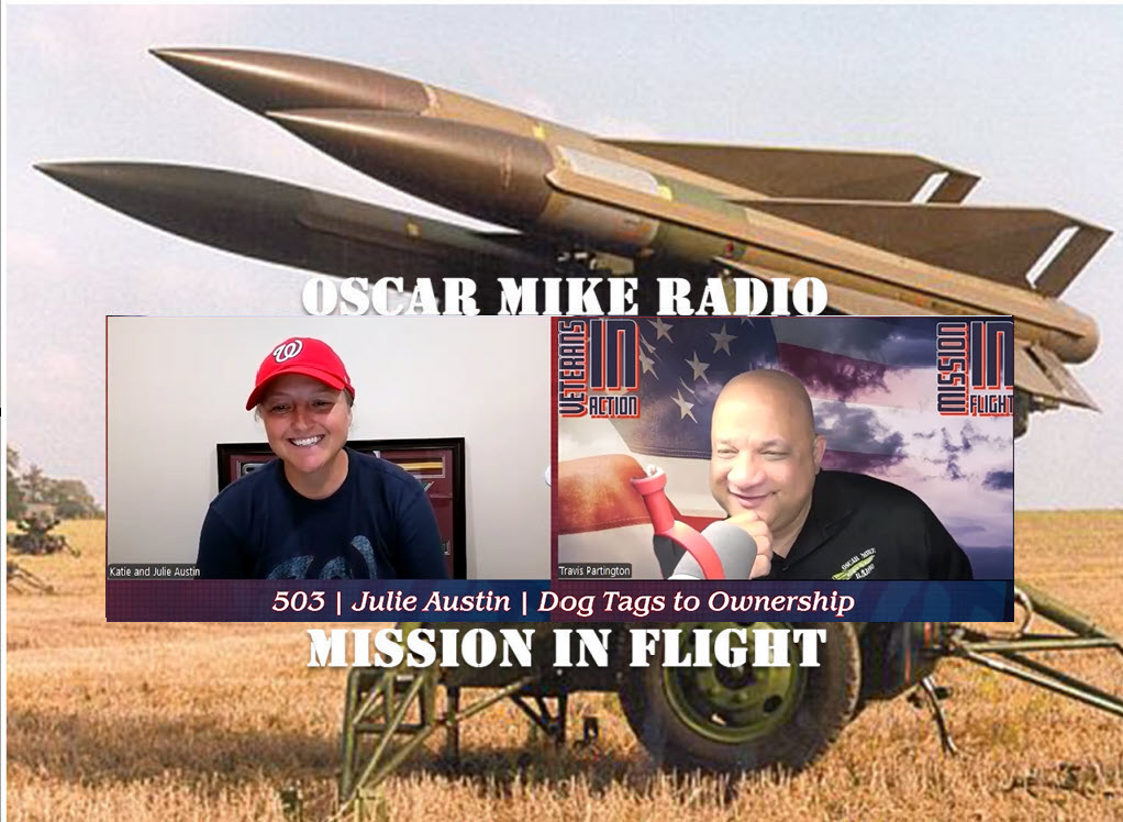 Oscar Mike Radio 503 – Julie Austin – Dog Tags to Ownership